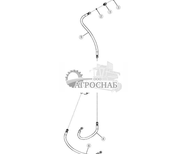 Трубопровод измерения нагрузки электрогидравлического (EH) клапана - ST563743 412.jpg